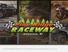 Tablet Screenshot of pineridgeraceway.com